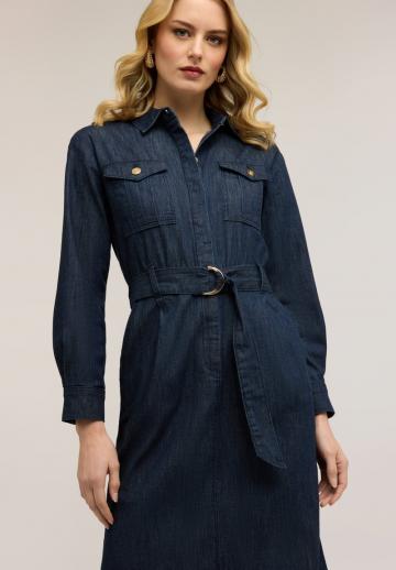 Джинсовое платье