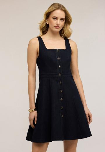 Джинсовое платье