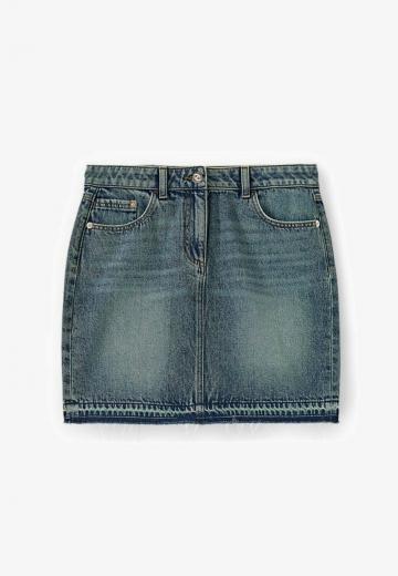 Юбка с накладными карманами