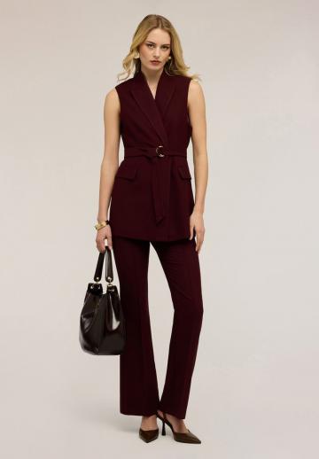 Длинный жилет