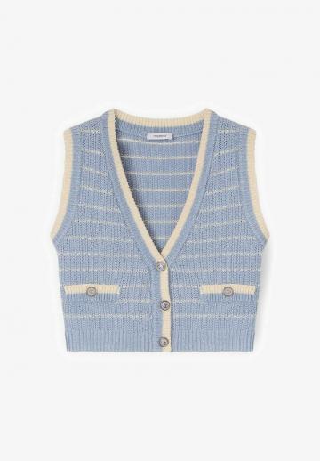 Джинсовая жилетка