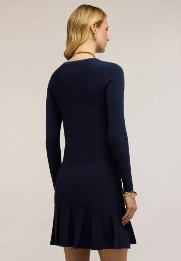 Вязаное платье