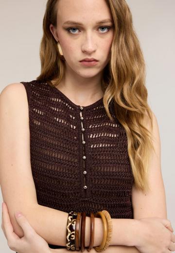 Вязаное платье