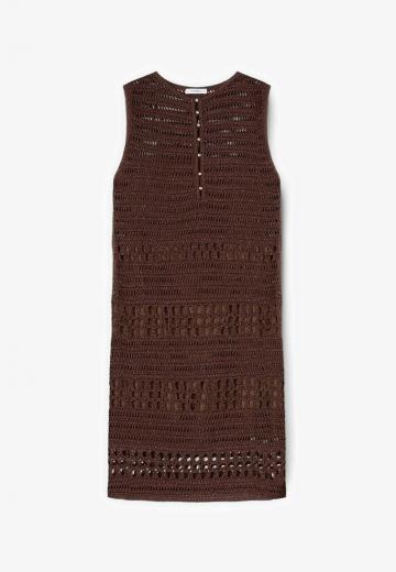 Вязаное платье