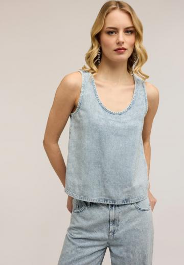 Блузка без рукавов