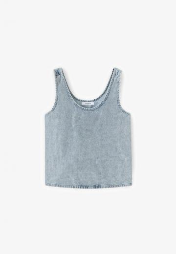 Блузка без рукавов