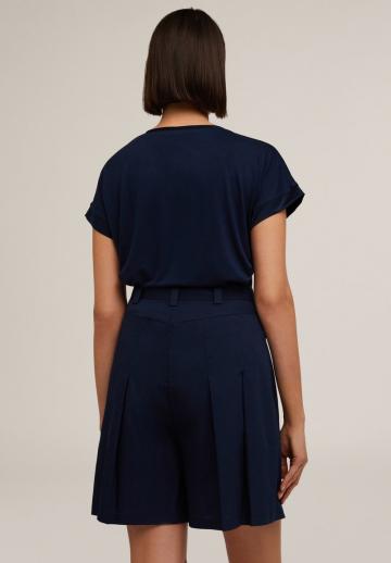 Атласная блузка