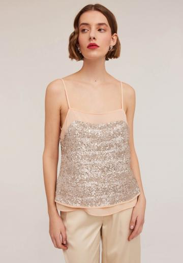 Топ на бретельках