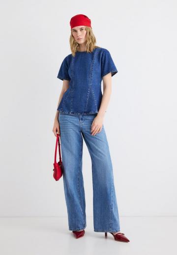 Джинсовая блузка