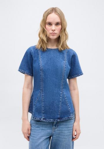 Джинсовая блузка