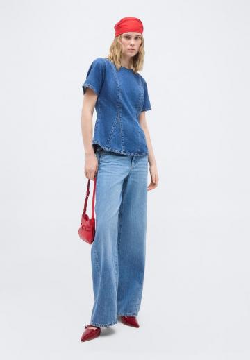 Джинсовая блузка