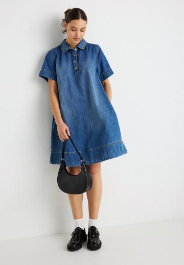 Джинсовое платье