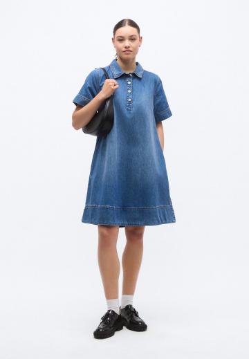 Джинсовое платье