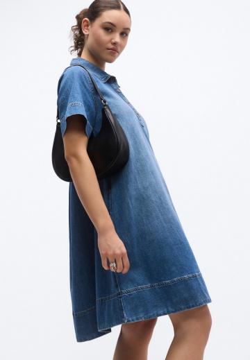 Джинсовое платье