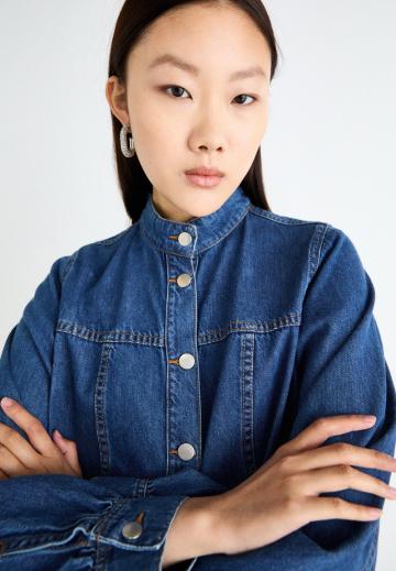 Джинсовое платье