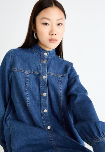 Джинсовое платье