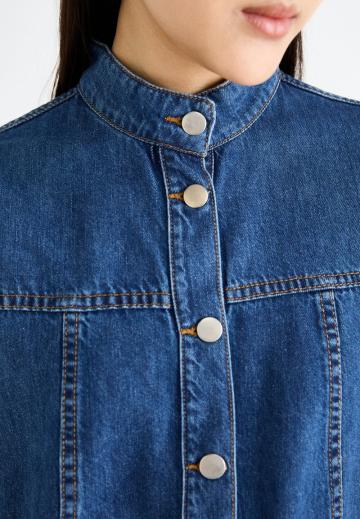 Джинсовое платье