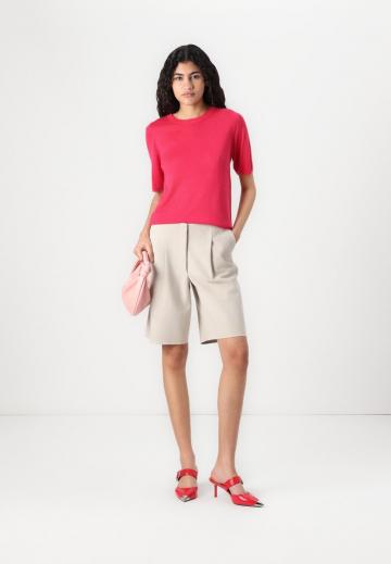 Пуловер с коротким рукавом