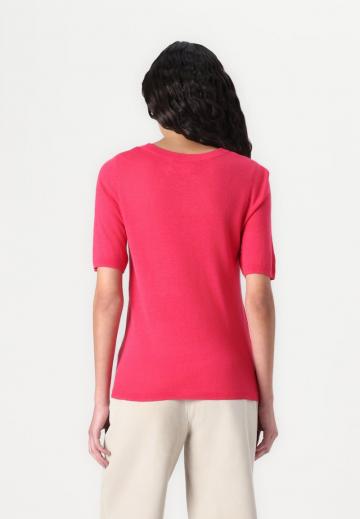 Пуловер с коротким рукавом