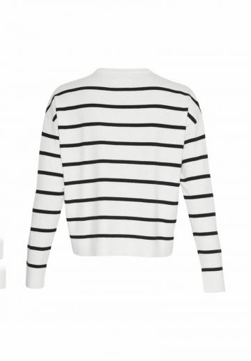 Пуловер в полоску
