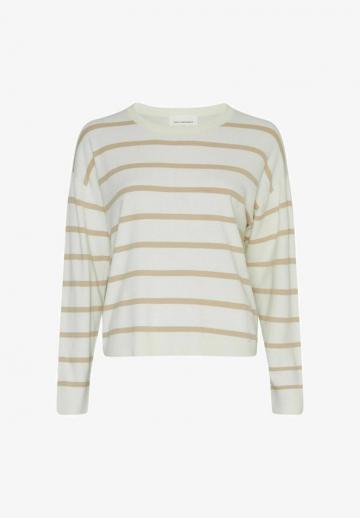 Пуловер в полоску