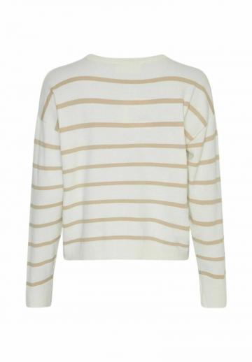 Пуловер в полоску
