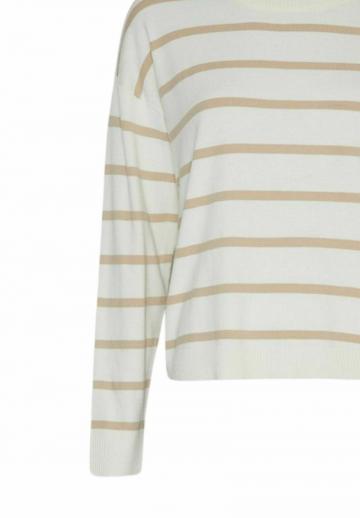 Пуловер в полоску