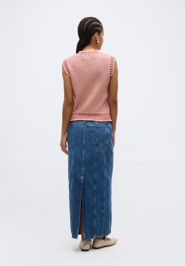 Пуловер без рукавов