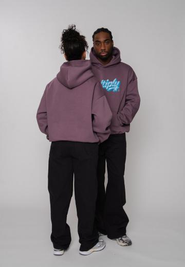 Пуловер с капюшоном