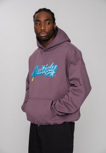 Пуловер с капюшоном