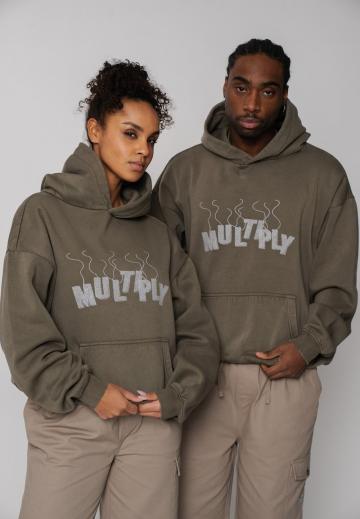 Пуловер с капюшоном