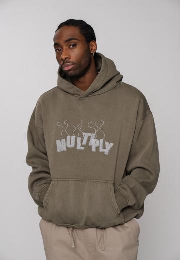 Пуловер с капюшоном