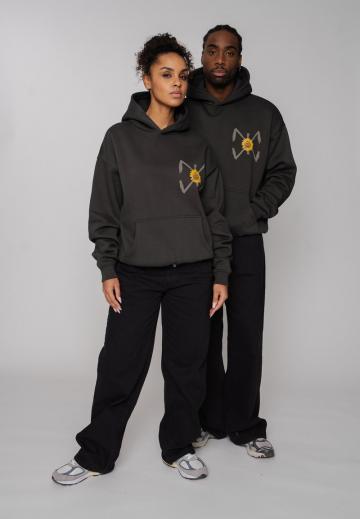 Пуловер с капюшоном