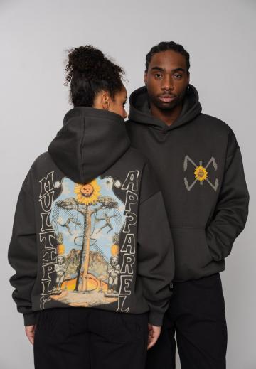 Пуловер с капюшоном