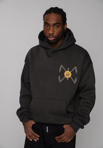 Пуловер с капюшоном