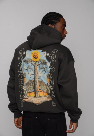 Пуловер с капюшоном