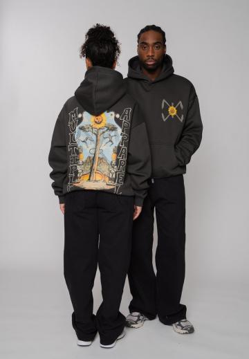 Пуловер с капюшоном