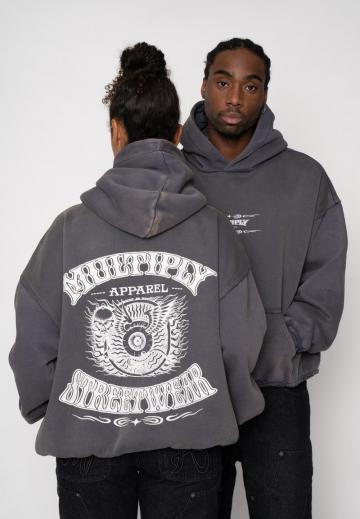 Пуловер с капюшоном