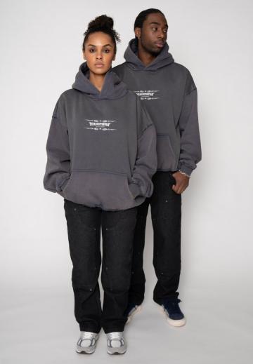 Пуловер с капюшоном