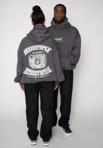 Пуловер с капюшоном