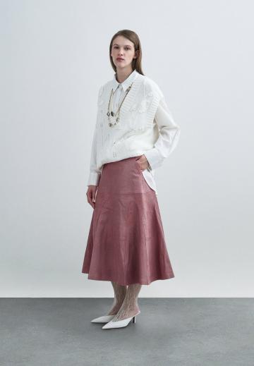 Пуловер с коротким рукавом