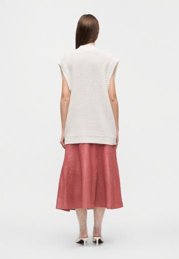 Пуловер с коротким рукавом