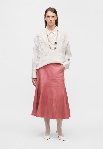 Пуловер с коротким рукавом