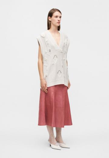 Пуловер с коротким рукавом