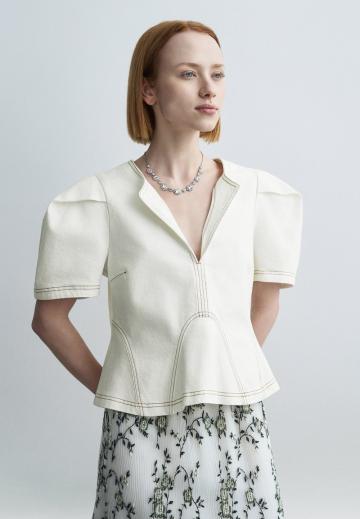 Джинсовая блузка