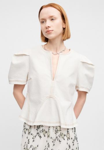 Джинсовая блузка