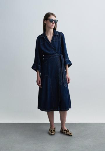 Джинсовое платье