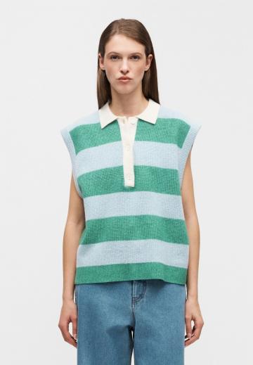 Пуловер с коротким рукавом