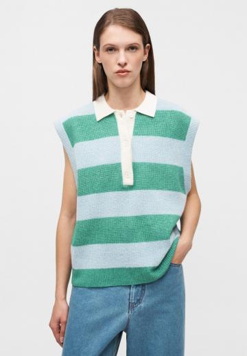 Пуловер с коротким рукавом