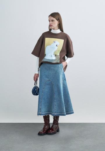 Джинсовая юбка